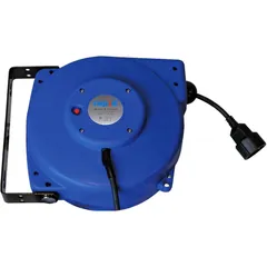 10 Meter Extension Reel with Schuko Plug and Coupling