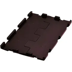 Klappdeckel schwarz für Stapelkasten 600 mm x 400 mm