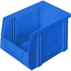 Sichtlagerkasten LK3 blau - stapelbar