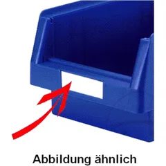 Etikett für Lagerkästen 24 Stück 83x27mm