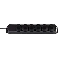 Steckdosenleiste 6-fach IP44 2 Meter Kabel für Außenbereich
