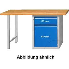 Werkbank 1500 mm 7035/5012