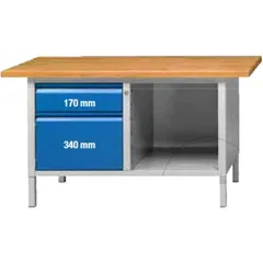 Werkbank 1500 mm 7035/5012