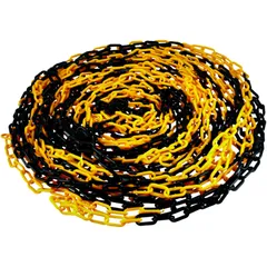 Kunststoffkette 25 Meter schwarz-gelb für Hochvolt-Fahrzeuge