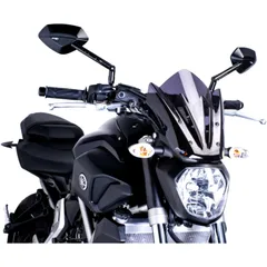 Puig Sports Screen for Naked Bike Dark