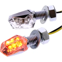 JMP Mini 3 Indicator Light with Chrome Housing and Clear Glass