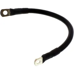 Batteriekabel Schwarz 250 mm für Motorräder