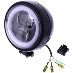 Scheinwerfer LED 4 3/4 Daytona schwarz