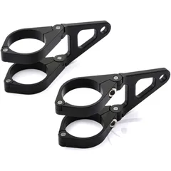 Lampenhalter Daytona 39MM CNC gefräst Aluminium schwarz