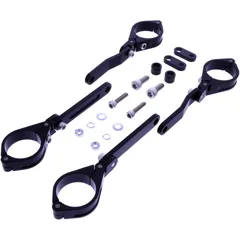 Lampenhalter 39MM verstellbar schwarz