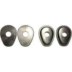 Blinkeradapterplatte schwarz für Motorräder