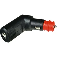 Ladestecker mit winkelbarem Doppel USB für M+S Motorräder