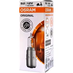 Lampe 12V35/35 Watt S2 BA20D passend für: Honda XR, XL, MBX, Yamaha YQ, CS, CW