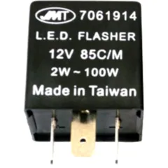 ELECTRONIC LED FLASHER RELAY 12V 3-POLE JMP for Motorcycles