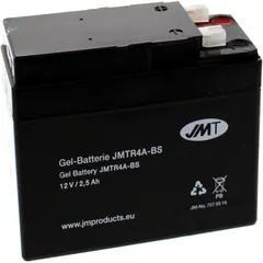 Batterie Motorrad YTR4A - BS Gel JMT Alternative: 7073737 passend für: Honda SZX, SJ, SFX