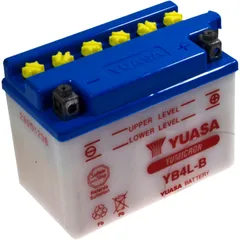 Batterie Motorrad YB4L - B Yuasa Alternative: Gel 7074123 passend für: Peugeot Speedfight, Ludix, Vivacity