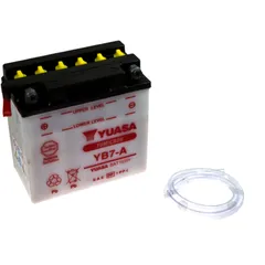 Batterie Motorrad YB7 - A Yuasa Alternative: 7073505 0021 passend für: Vespa PK