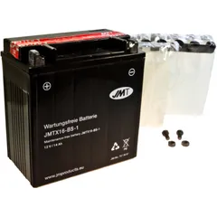 Batterie Motorrad YTX16 - BS - 1 JMT Alternative: 7075021 Gel 0100 passend für: Suzuki LT - F, LT - A