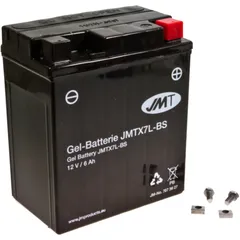 Batterie Motorrad YTX7L - BS Gel JMT Alternative: 7070378 3646 passend für: Honda CB, CBF, SH