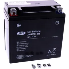 Batterie Motorrad YTX14 - BS Gel JMT Alternative: 7070170 3679 1540017 passend für: BMW R, F (800, 650, 700), C, K