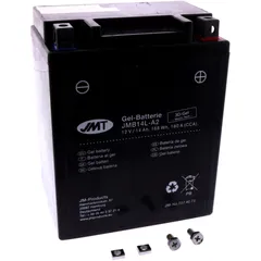 Batterie Motorrad YB14L - A2 Gel JMT Alternative: 7070345 3075 passend für: Royal Enfield Bullet, Classic, Meteor