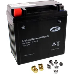 Batterie Motorrad YB9 - B Gel JMT Alternative: 7070519 3521 passend für: Vespa PX, Cosa, LX