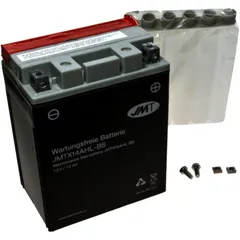 Batterie Motorrad YTX14AHL - BS JMT passend für: Kawasaki GPZ, KLR, Z, Honda CX, CB, GL, FT