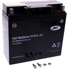 Batterie Motorrad 51913 Gel JMT Alternative: 7070168 2655 1938 passend für: BMW R, K