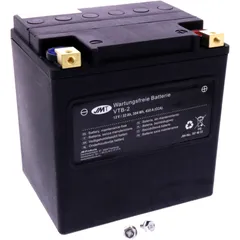 JMT Motorradbatterie VTB-2 V-Twin Ersatzakku