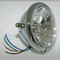 Headlight 5.75" h4 chrome
