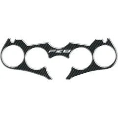 Gabelbrückenaufkleber Carbon für Yamaha FZ8