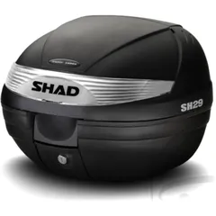 SHAD topcase 29L black sh29 inc mounting plate for: Honda CB, CBR, CBF