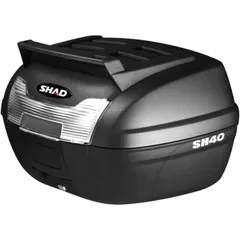 SHAD top box black 40L sh40 cargo with mounting plate for: Honda CB, CBR, CBF