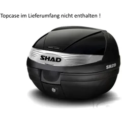 SHAD Topcase Zierdeckel SH29 schwarz metall