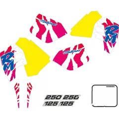 Sticker kit black bird racing 1108020