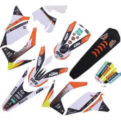 Sticker kit complete black bird racing 1108064