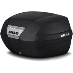 Topcase black 44L SHAD sh44 with mounting plate for: Honda CB, CBR, CBF