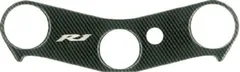 Gabelbrückenaufkleber Carbon für Yamaha R1