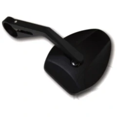 Lenkerendenspiegel oval schwarz für Universal
