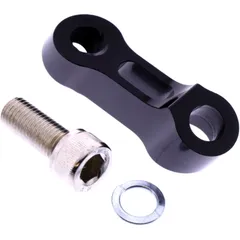 Mirror Adaptor Black JMP M8 Right for Motorcycles