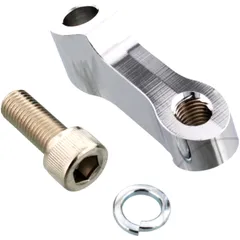 Chrome Mirror Adaptor M10 x 1.25 Left