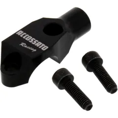 Accossato Mirror Holder for 22mm Handlebar Left Black M10