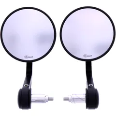 MIRROR BAR END BLACK for Motorcycles JMP