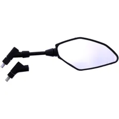 MIRROR BLACK FOR MOTORCYCLES RIGHT FAR