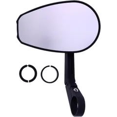 BAR END MIRROR DAYTONA LONG ALUMINIUM BLACK for Motorcycles