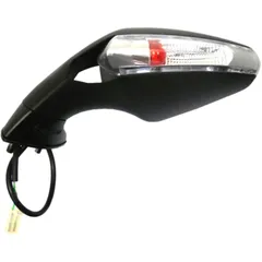 Mirror black left JMP for: Derbi GPR