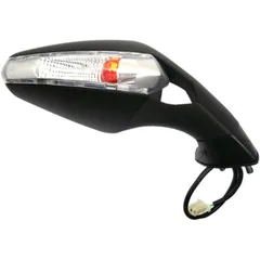 Mirror black right JMP for: Derbi GPR