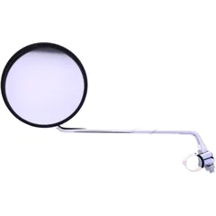 Black Round Mirror for Universal Fit