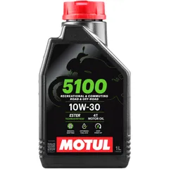 Motoröl 10W30 4T 1 Liter Motul HC - Synthese 5100 passend für: MZ/MUZ Skorpion