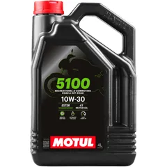 Motoröl 10W30 4T 4 Liter Motul HC - Synthese 5100 passend für: Honda CBF, CB, CBR
